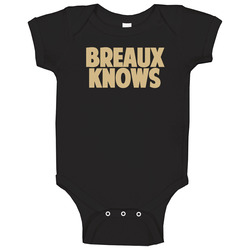 Delvin Breaux Knows New Orleans Football Player Sports Fan romper jumpsuit Baby One Piece Delvin Breaux Knows New Orleans Football Player Sports Fan romper jumpsuit Baby One Piece