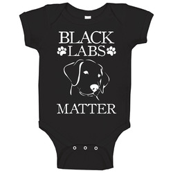 Black Labs Matter Funny Labrador Dog Owner romper jumpsuit Baby One Piece Black Labs Matter Funny Labrador Dog Owner romper jumpsuit Baby One Piece