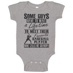 My Favorite Baseball Player Calls Me Grandpa romper jumpsuit Baby One Piece My Favorite Baseball Player Calls Me Grandpa romper jumpsuit Baby One Piece