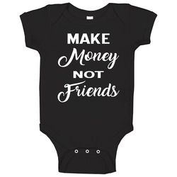 New Make Money Not Friends Cotton Custom romper jumpsuit Baby One Piece New Make Money Not Friends Cotton Custom romper jumpsuit Baby One Piece