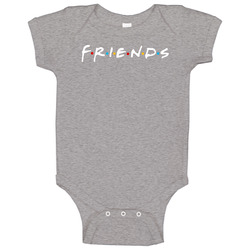 Friends Men's Purple romper jumpsuit Baby One Piece Friends Men's Purple romper jumpsuit Baby One Piece