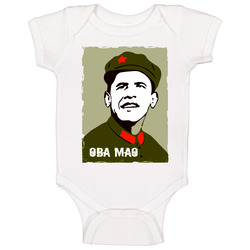 Obama Barack Oba Mao China romper jumpsuit Baby One Piece Obama Barack Oba Mao China romper jumpsuit Baby One Piece
