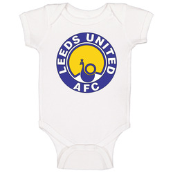 Leeds United F.c. Vintage Crest Football Soccer Club Afc Premier League Biesla romper jumpsuit Baby One Piece Leeds United F.c. Vintage Crest Football Soccer Club Afc Premier League Biesla romper jumpsuit Baby One Piece