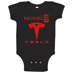 Tesla Model 3 New Model Electric Energy Future romper jumpsuit Baby One Piece Tesla Model 3 New Model Electric Energy Future romper jumpsuit Baby One Piece