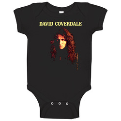 Music Rock Rocker David Coverdale White Snake romper jumpsuit Baby One Piece Music Rock Rocker David Coverdale White Snake romper jumpsuit Baby One Piece