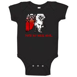 The Lost Boys Cult Horror Vampires Movie They're Only Noodles Quote romper jumpsuit Baby One Piece The Lost Boys Cult Horror Vampires Movie They're Only Noodles Quote romper jumpsuit Baby One Piece