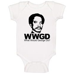 What Would George Do The Jeffersons romper jumpsuit Baby One Piece What Would George Do The Jeffersons romper jumpsuit Baby One Piece