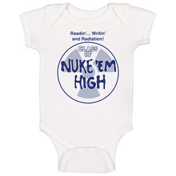 Class Of Nuke 'em High Troma romper jumpsuit Baby One Piece Class Of Nuke 'em High Troma romper jumpsuit Baby One Piece