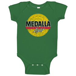 Medalla Light Beer Lover Ale Lager St. Patrick's Day romper jumpsuit Baby One Piece Medalla Light Beer Lover Ale Lager St. Patrick's Day romper jumpsuit Baby One Piece