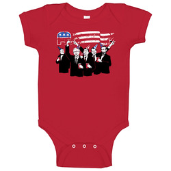 Republican Party It's A Party Funny romper jumpsuit Baby One Piece Republican Party It's A Party Funny romper jumpsuit Baby One Piece