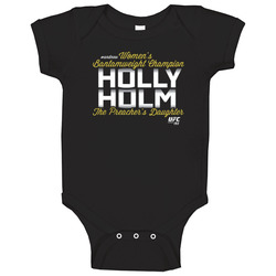 Holly Holm And New Mma Fighter Banterweight Champion romper jumpsuit Baby One Piece Holly Holm And New Mma Fighter Banterweight Champion romper jumpsuit Baby One Piece