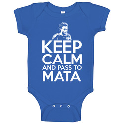 Keep Calm And Pass To Juan Mata Chelsea Soccer romper jumpsuit Baby One Piece Keep Calm And Pass To Juan Mata Chelsea Soccer romper jumpsuit Baby One Piece