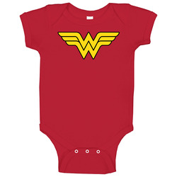 Wonder Woman Logo Superhero Comic romper jumpsuit Baby One Piece Wonder Woman Logo Superhero Comic romper jumpsuit Baby One Piece
