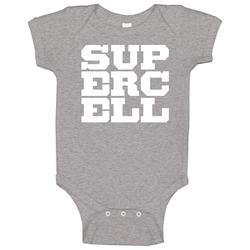 Supercell Charcoal romper jumpsuit Baby One Piece Supercell Charcoal romper jumpsuit Baby One Piece
