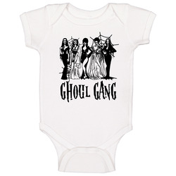 Ghoul Gang Female Vampires Horror Movie Characters Halloween romper jumpsuit Baby One Piece