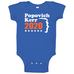Gregg Popovich Steve Kerr For President 2020 Golden State Basketball romper jumpsuit Baby One Piece