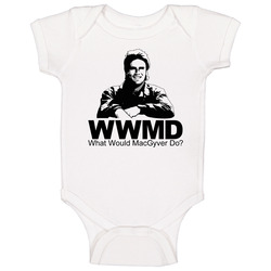 What Would Macgyver Do Action Tv Series romper jumpsuit Baby One Piece