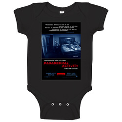 Paranormal Activity Cool Horror Cult Classic Movie  Fan romper Baby One Piece