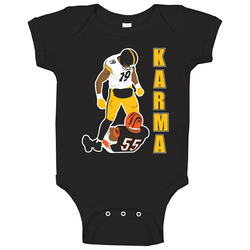 Juju Karma Shirt / Classic - Black romper Baby One Piece