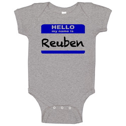 Hello My Name Is Reuben Fun Transformers Revenge Of The Fallen Popular Movie romper Baby One Piece