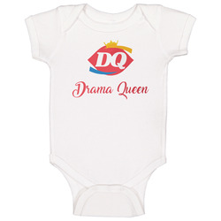 Drama Queen Dairy Queen Parody Gift romper Baby One Piece Drama Queen Dairy Queen Parody Gift romper Baby One Piece