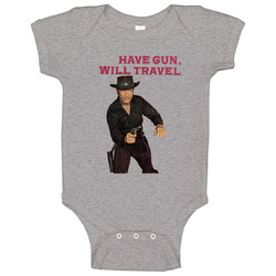 Have Gun Will Travel romper Baby One Piece
