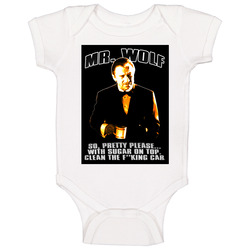 Mr Wolf Pulp Fiction Pretty Please  JOE romper Baby One Piece