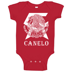 Canelo Logo Bird Red romper Baby One Piece Canelo Logo Bird Red romper Baby One Piece