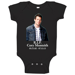 Cory Monteith Rip Tribute romper Baby One Piece