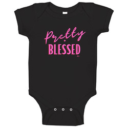 Pretty Blessed By Bcl romper Baby One Piece Pretty Blessed By Bcl romper Baby One Piece