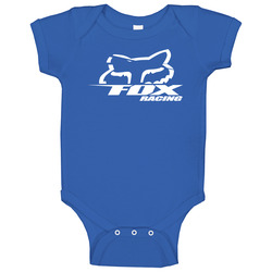 Fox Racers Men's Blue romper Baby One Piece Fox Racers Men's Blue romper Baby One Piece
