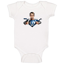 Coach K March Madness Duke Basketball Head Coach romper Baby One Piece