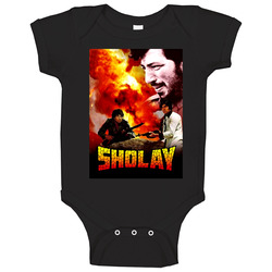 Sholay Bollywood Movie India romper Baby One Piece Sholay Bollywood Movie India romper Baby One Piece