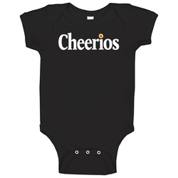 Cheerios Logo Popular Cereal Brand Food romper Baby One Piece Cheerios Logo Popular Cereal Brand Food romper Baby One Piece