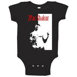 2pac Shakur Rap Gangster romper Baby One Piece