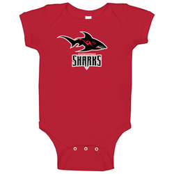 Jacksonville Sharks Football romper Baby One Piece Jacksonville Sharks Football romper Baby One Piece