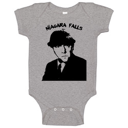 Niagara Falls Three Stooges Funny Vintage Emo romper Baby One Piece Niagara Falls Three Stooges Funny Vintage Emo romper Baby One Piece
