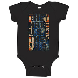 They Hate Us Cuz They Aint Us United States American Flag Grunge Parody Funny romper Baby One Piece They Hate Us Cuz They Aint Us United States American Flag Grunge Parody Funny romper Baby One Piece