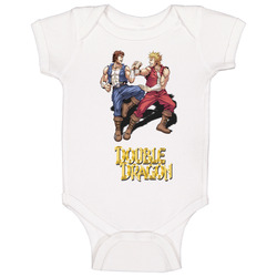 Double Dragon Video Game Retro 80s romper Baby One Piece Double Dragon Video Game Retro 80s romper Baby One Piece
