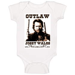 Outlaw Josey Wales Eastwood romper Baby One Piece