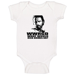 What Would Rick Grimes Do Walking Dead romper Baby One Piece
