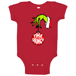 The Grinch Ornament romper Baby One Piece The Grinch Ornament romper Baby One Piece