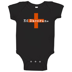 Ed Sheeran Black romper Baby One Piece