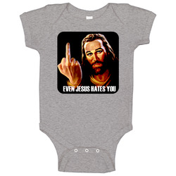 Jesus Hates romper Baby One Piece Jesus Hates romper Baby One Piece