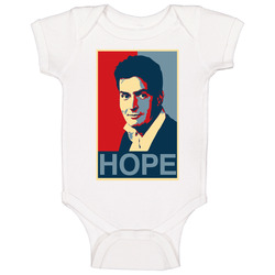 Charlie Sheen Hope romper Baby One Piece Charlie Sheen Hope romper Baby One Piece
