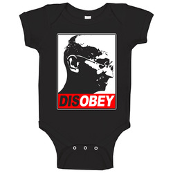 Disobey Mahatma Gandhi romper Baby One Piece Disobey Mahatma Gandhi romper Baby One Piece