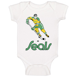 California Golden Seals Retro Hockey romper Baby One Piece California Golden Seals Retro Hockey romper Baby One Piece