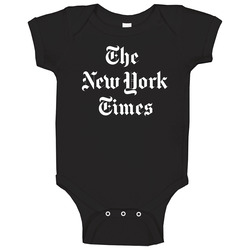 The New York Times romper Baby One Piece The New York Times romper Baby One Piece