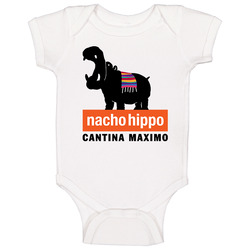 Nacho Hippo Myrtle Beach Restaurant romper Baby One Piece Nacho Hippo Myrtle Beach Restaurant romper Baby One Piece