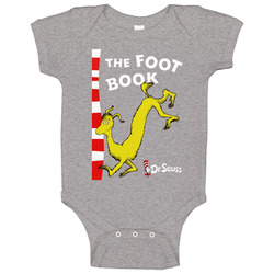 Foot Book Dr Seuss romper Baby One Piece Foot Book Dr Seuss romper Baby One Piece